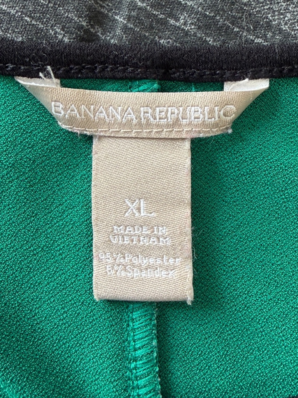 Banana Republic short sleeve green blouse XL - Picture 3 of 4